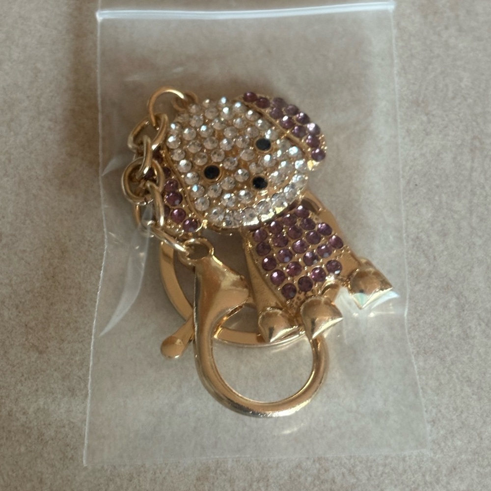 Sparkling Puppy Pendant Necklace - Picture 5 of 6